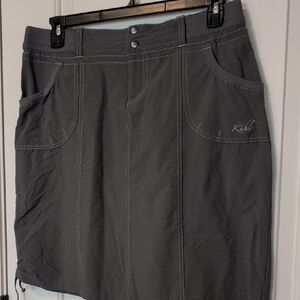 Kuhl Sport Skirt, Khaki Grey, Size 12